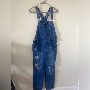 Denim overalls